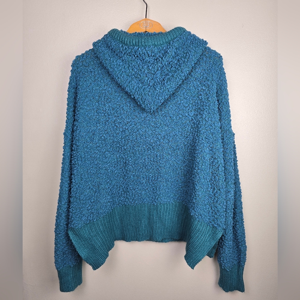 Pol Anthropologie POL15 Women's Sz Large Popcorn  Pullover Sweater Hooded - Picture 2 of 6